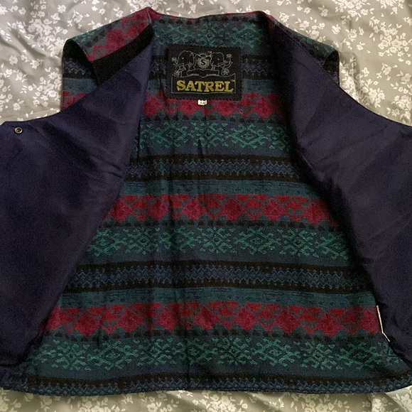 Satrel Leather Vest ~ Size Medium - Picture 11 of 12